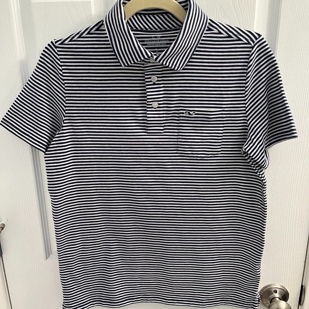 Vineyard Vine Boys Edgartown Polo - Size Large (16)
